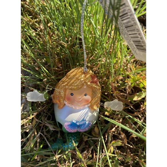 Seasons of Cannon Falls Ornament Mermaid Bell Christmas Coastal Beach NWT - Picture 5 of 10